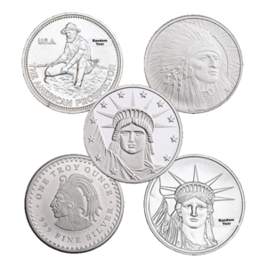 1 oz Silver Rounds