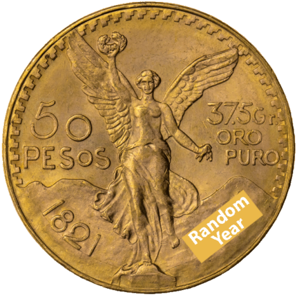 Gold Mexico 50 Pesos | Random Year