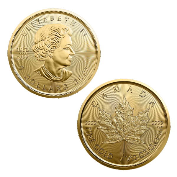 1/10 oz Canada Gold Maple Leaf - 2023