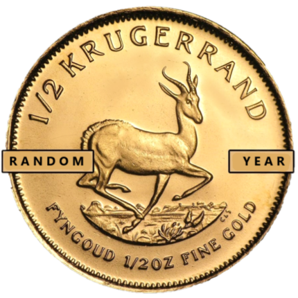 1/2 oz Gold Krugerrand | Random Year