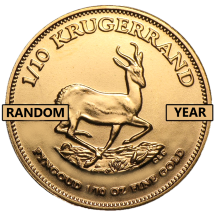 1/10 oz Gold Krugerrand | Random Year