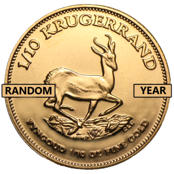 1/10 oz Gold Krugerrand | Random Year