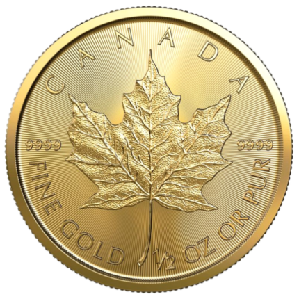 1/2 oz Canada Gold Maple Leaf - 2023