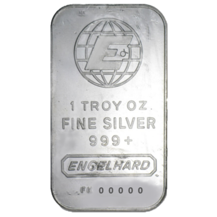 Silver 1 oz Engelhard Bar | Random Design (our choice)