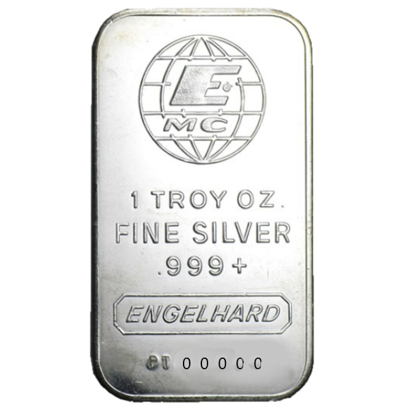 Silver 1 oz Engelhard Bar | Random Design (our choice)