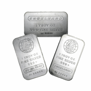 Silver 1 oz Engelhard Bar | Random Design (our choice)