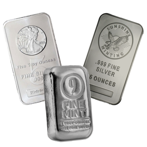Silver 5 oz Bar | Random Design (our choice)
