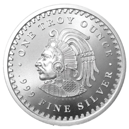 Silver Aztec Calendar 1 oz Round