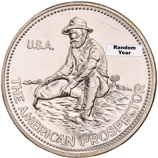 Silver Engelhard Prospector Round 1 oz | Random Year