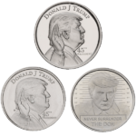 Silver Trump Rounds 4 oz Stack