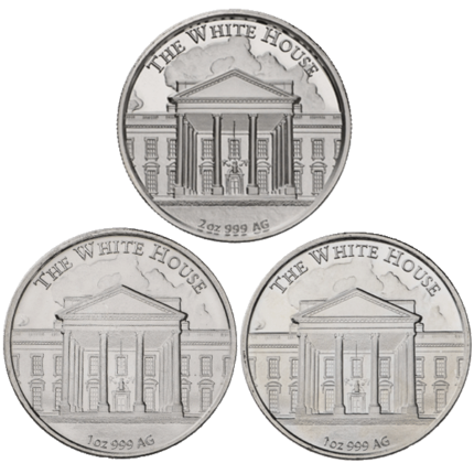 Silver Trump Rounds 4 oz Stack