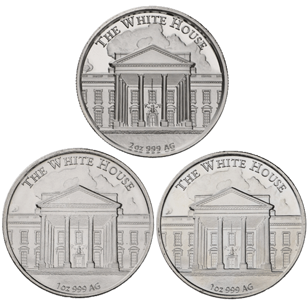 Silver Trump Rounds 4 oz Stack