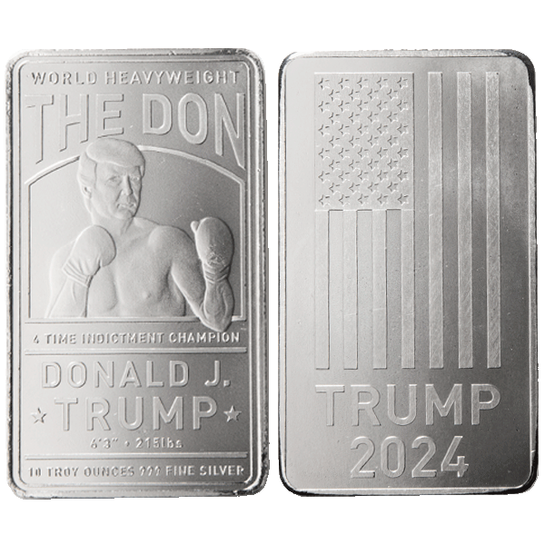 10oz Silver Bars - Free Insured Delivery