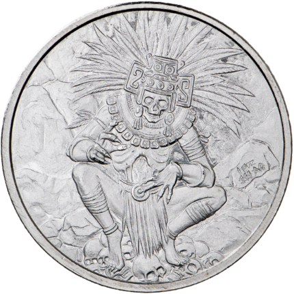 Silver Aztec Series 1 oz Round | God of Death