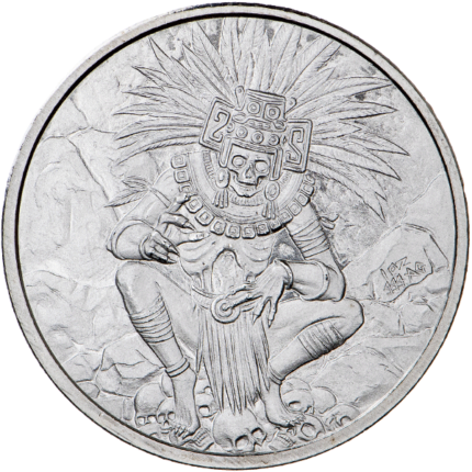 Silver Aztec Series 1 oz Round | God of Death