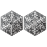 Silver 10 oz Bar | Holiday Snowflake