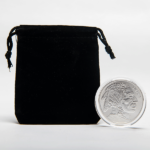 Silver 1 oz Buffalo Round | Encapsulated w/ Velvet Bag