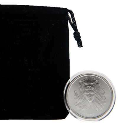 1 oz Silver Round – Lioness Libertatem | Encapsulated w/ Velvet Bag