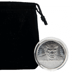 Silver 1 oz Trump Round | The Don | Encapsulated w/ Velvet Bag