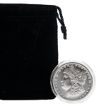 Silver 1 oz Morgan Dollar Style Round | Encapsulated w/ Velvet Bag