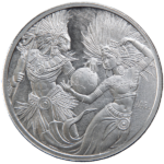 Silver Aztec Series 1 oz Round | Ometeotl - God of Duality