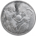 Silver Aztec Series 1 oz Round | Ometeotl - God of Duality
