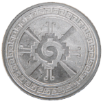 Silver Aztec Series 1 oz Round | Ometeotl - God of Duality