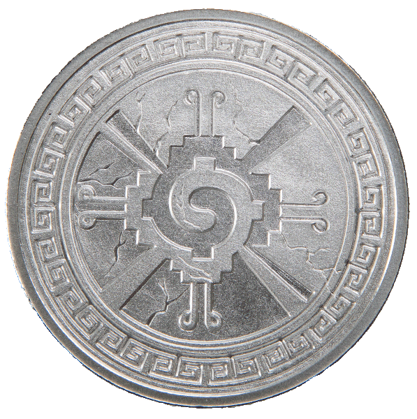 Silver Aztec Series 1 oz Round | Ometeotl - God of Duality