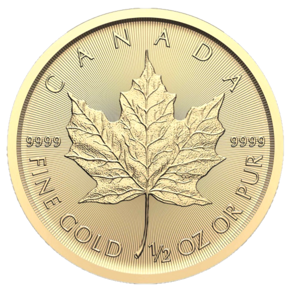 2024 - 1/2 oz Canada Gold Maple Leaf (BU)