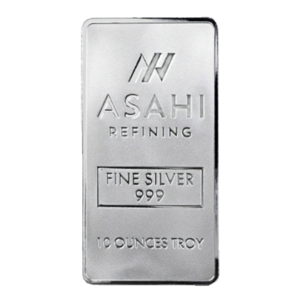 Asahi Mint 10 oz Silver Bar