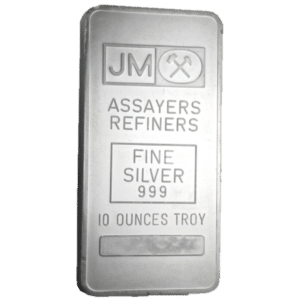 Johnson Matthey 10 oz Silver Bar - Design Our Choice