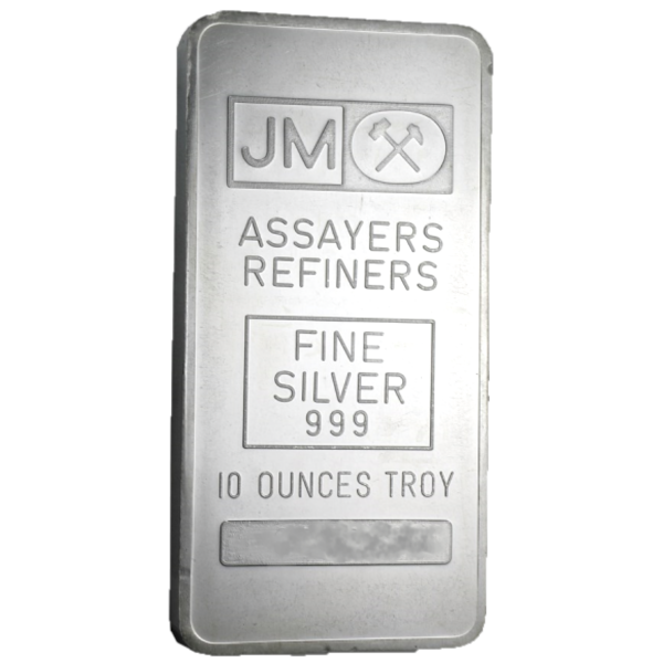 Johnson Matthey 10 oz Silver Bar - Design Our Choice