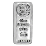 Nadir Metal Rafineri 10 oz Silver Bar