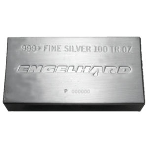 Engelhard 100 oz Silver Bar - Design Our Choice