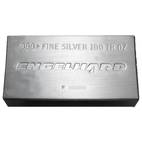 Engelhard 100 oz Silver Bar - Design Our Choice