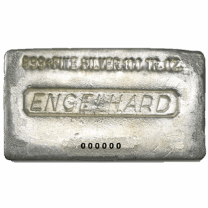 Engelhard 100 oz Silver Bar - Design Our Choice