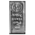 Nadir Metal Rafineri 1 Kilogram Silver Bar
