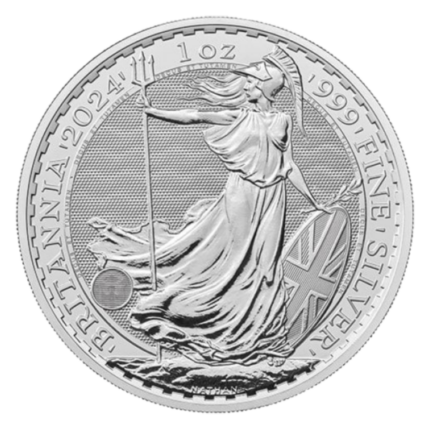 2024 1 oz Silver Britannia Coin (BU)