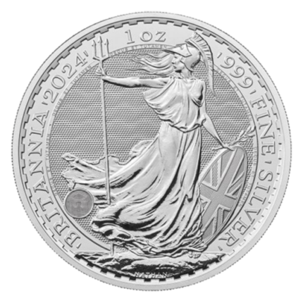 2024 1 oz Silver Britannia Coin (BU)