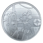 Steamboat Willie | Captain 1 oz .999 Fine Silver Round