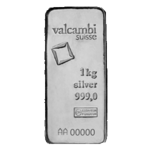 Valcambi 1 kilogram Silver Bar