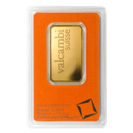 Valcambi 1 oz gold bar GBAR1-VAL