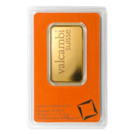 Valcambi 1 oz gold bar GBAR1-VAL