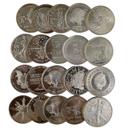 20 oz Mixed Rounds and Coins