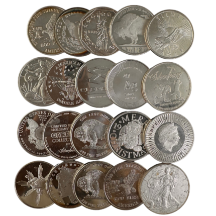 20 oz Mixed Rounds and Coins