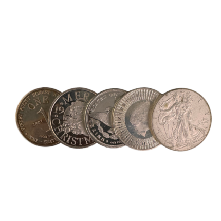 5 oz Mixed Rounds and Coins