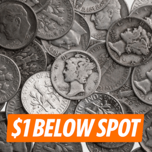 90% Silver Dimes ($1 Face Value | 10 Dimes)