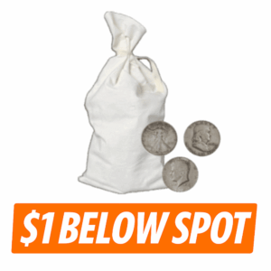 90% Silver Halves ($500.00 Face Value | 1000 Halves) – Average Circulated