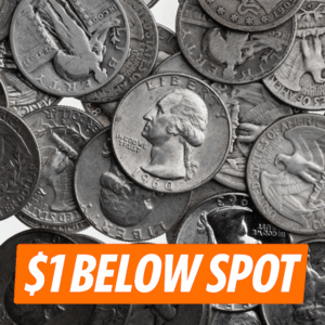 90% Silver Quarters ($1 Face Value | 4 Quarters)