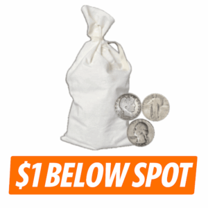 90% Silver Quarters ($500.00 Face Value | 2000 Quarters) – Average Circulated